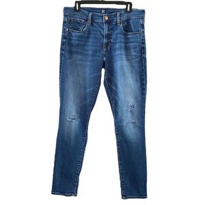 Gap Mid Rise Skinny Jeans Size 14/32